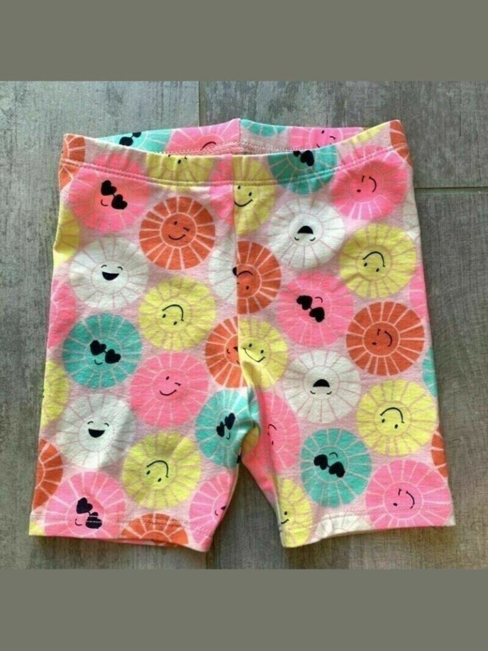 CAT & JACK Toddler Baby Girls Long Shorts Neon NEW Bright Sunshine Bottoms 3T